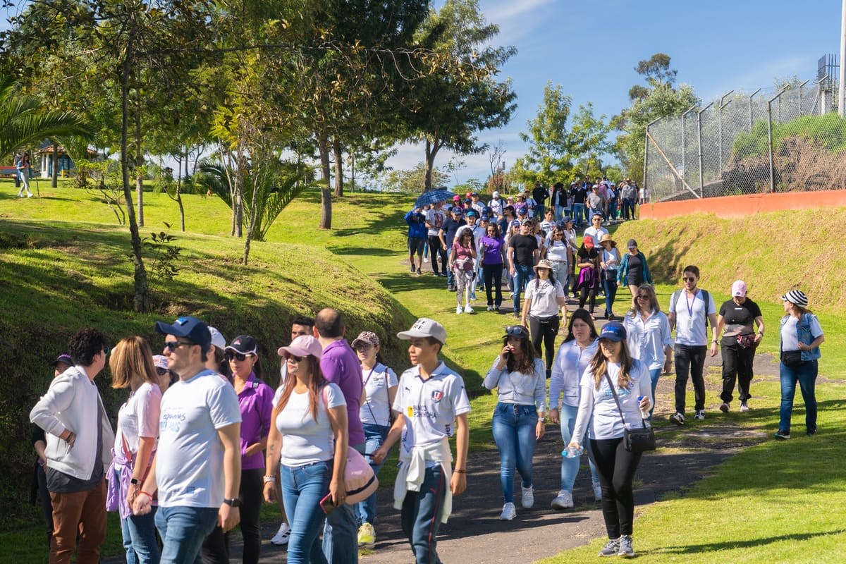 Con caminatas en nueve ciudades se promueve la lucha contra la desnutrición infantil