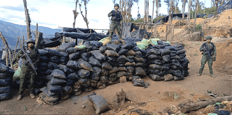 Cuatro ejes de minería ilegal con presencia delictiva en Ecuador