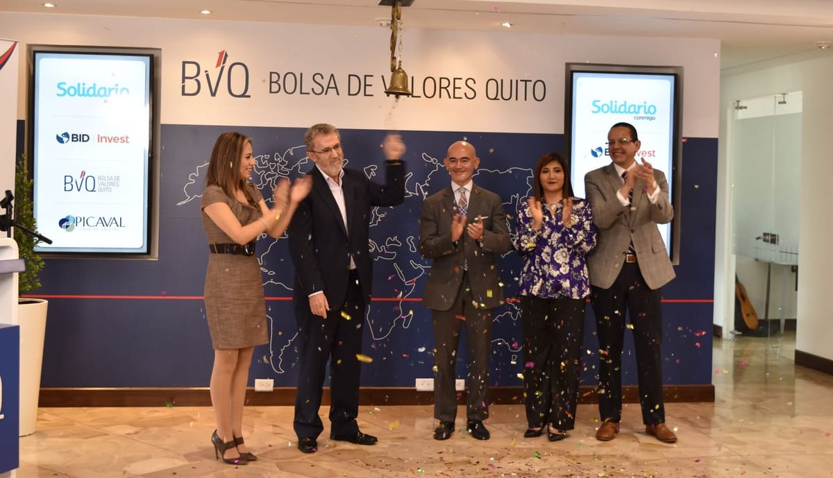 El mercado financiero ecuatoriano cuenta con el primer bono social de género e inclusión