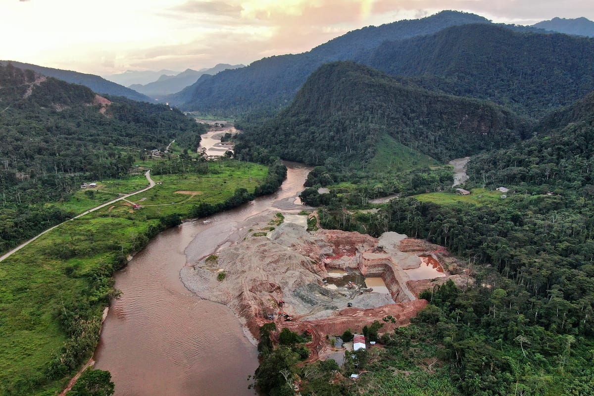 En cuatro provincias amazónicas la expansión minera creció 300% en seis años