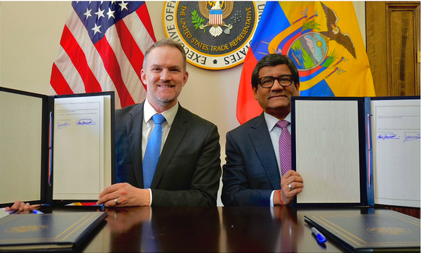 Acuerdo entre Ecuador y EE.UU. refleja una asimetría ambiental