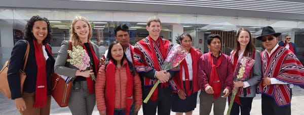 El director ejecutivo de DFC, Scott Nathan, visitó Ecuador