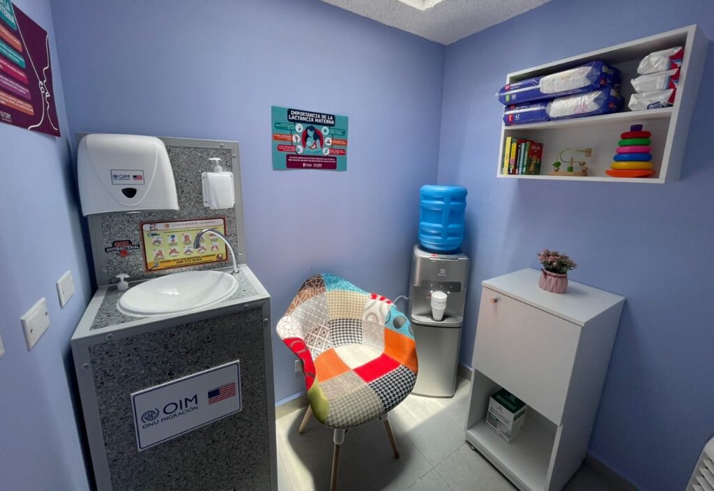 Equipamiento de una sala de lactancia materna