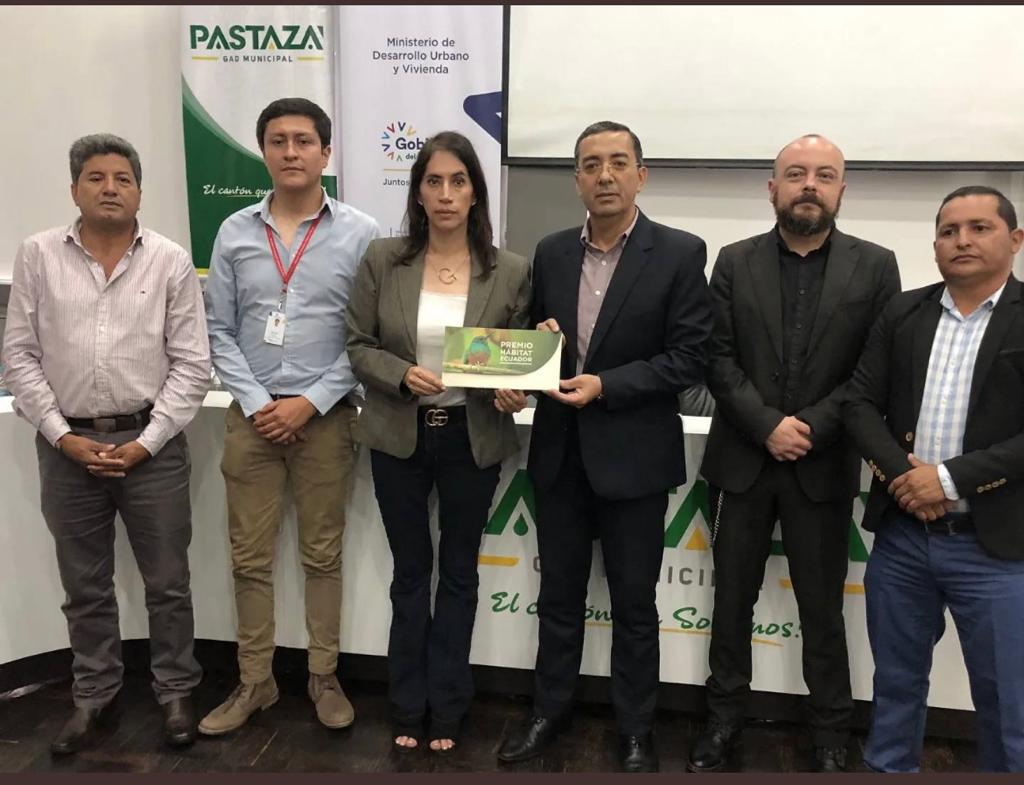 GAD de Pastaza recibe Premio Hábitat